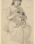 Girl With A Dog by Paul Sandby Limited Edition Print
