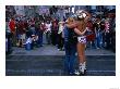 Naked Cowboy Performing For Tourists In Times Square, New York City, United States Of America by Corey Wise Limited Edition Print