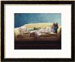 Woman Reclining On A Sofa by Helen J. Vaughn Limited Edition Pricing Art Print
