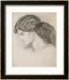 Head Of A Woman, 1861 by Dante Gabriel Rossetti Limited Edition Print