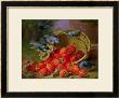 Still Life With Strawberries And Bluetits by Eloise Harriet Stannard Limited Edition Print