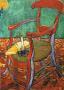 Gauguin's Chair With Books And Candle by Vincent Van Gogh Limited Edition Print