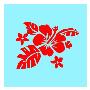 Red Hibiscus Flower by Harry Briggs Limited Edition Pricing Art Print