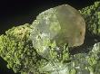 Calcite Crystal And Mottramite, Tsumeb Mine, Namibia, Africa by Mark Schneider Limited Edition Print