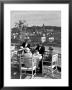 Dining Outside At Restaurant On Roof Of Excelsior Hotel by Alfred Eisenstaedt Limited Edition Pricing Art Print