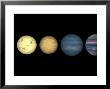 This Figure Shows An Artist's Rendition Comparing Brown Dwarfs To Stars And Planets by Stocktrek Images Limited Edition Print