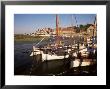 Boats Moored In Harbour, Blakeney Hotel, Blakeney, Norfolk, England, United Kingdom by Charcrit Boonsom Limited Edition Print