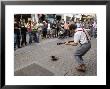 Busker Entertaining The Crowds, Galway, County Galway, Connacht, Republic Of Ireland by Gary Cook Limited Edition Pricing Art Print