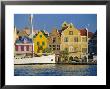 Colonial Gabled Waterfront Buildings, Willemstad, Curacao, Caribbean, West Indies by Gavin Hellier Limited Edition Print