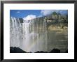 Waterfall And Rainbow, Salta Del Laja, Chile, South America by Aaron Mccoy Limited Edition Print