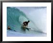 Surfer On Backhand Near Tube, Lagundri Bay, Pulau Nias, North Sumatra, Indonesia by Paul Kennedy Limited Edition Pricing Art Print