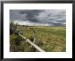 Farm Irrigation Sprinklers Next To A Hay Field In Western Clorado, Colorado by Bill Hatcher Limited Edition Print