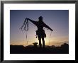 Women Coils A Climbing Rope In The Mountains Of Idaho by Bobby Model Limited Edition Print