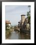 Church Of Our Lady On Right Of Old Bridge, St. Jean Pied De Port, Basque Country, Aquitaine by R H Productions Limited Edition Print