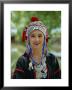 Portrait Of An Akha Hill Tribe Woman In Traditional Clothing, Mae Hong Son Province by Gavin Hellier Limited Edition Print