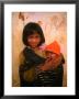 Young Koho Child Holding Baby At Chicken Village, Lam Dong, Vietnam by John Banagan Limited Edition Print