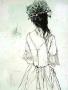 Le Bibi En Tulle by Jean Jansem Limited Edition Print