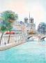 Paris, L'ile De La Cité by Rolf Rafflewski Limited Edition Pricing Art Print