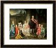 Leopold I, Grand-Duke Of Tuscany With His Wife Maria Ludovica And Their Children Including Franz by Johann Zoffany Limited Edition Pricing Art Print