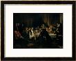 The Last Banquet Of The Girondins, Circa 1850 by Felix Philippoteaux Limited Edition Print