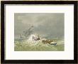 Lifeboat Going To The Aid Of A Sailing Ship In Trouble by Edward Duncan Limited Edition Print