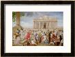 St. Paul Preaching Before The Temple Of Diana At Ephesus, 1885 by Adolf Pirsch Limited Edition Print