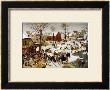 The Census At Bethlehem by Pieter Brueghel The Younger Limited Edition Print