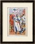 The Knights Templar, Illustration From Histoire De France By Jules Michelet Circa 1900 by Louis Bombled Limited Edition Print