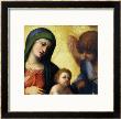 Madonna And Child With Angels Circa 1510-15 (Detail) by Correggio Limited Edition Print