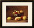 Apples In A Basket On A Table by Henri Fantin-Latour Limited Edition Print