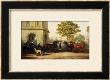 Lady Williams-Wynn's Favourite Phaeton, Ponies, Horses & Dogs At The Front Entrance At Wynnstay by Edward Lloyd Limited Edition Pricing Art Print