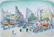 Paris, Place St Andre Des Arts Ii by Rolf Rafflewski Limited Edition Pricing Art Print