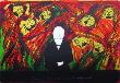 Cezanne Devant Les Grands Marsupilamis by Jean Messagier Limited Edition Print