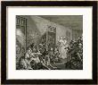 Plate Viii From A Rake's Progress, 1735 by William Hogarth Limited Edition Pricing Art Print