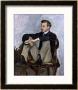 Portrait Of Auguste Renoir (1841-1919), 1867 by Frederic Bazille Limited Edition Print