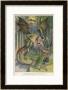 The Jabberwock With Eye Of Flame Came Whiffling Through The Tulgey Wood by John Tenniel Limited Edition Print