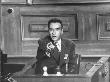 Actor Montgomery Clift As Rudolph Peterson In Scene From The Movie ' Judgment At Nuremberg' by Allan Grant Limited Edition Print