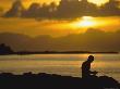 Fisherman At Harbor, Papeete, Society Islands by Alessandro Gandolfi Limited Edition Print