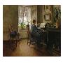 Chez Moi, 1887 (Oil On Canvas) by Harriet Backer Limited Edition Print