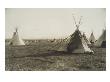 Blackfoot Encampment by Edward S. Curtis Limited Edition Print