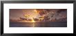 Sunset, Seven Mile Beach, Cayman Islands, Caribbean Sea by Panoramic Images Limited Edition Print