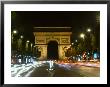 Arc De Triomphe At Night, Paris, France by Lisa S. Engelbrecht Limited Edition Print