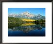 Trees And Mountains Reflected In A Still Lake by Raymond Gehman Limited Edition Pricing Art Print