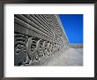 Stone Carving Detail At Chan Chan Ruins, Trujillo, Peru by Tom Cockrem Limited Edition Print