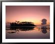 Dawn Sky Over Motu Taakoka, Mirrored In Waters Of Muri Lagoon, Muri, Cook Islands by Manfred Gottschalk Limited Edition Print