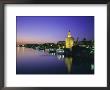 Torre Del Oro And Rio Guadelquivir In The Evening, Seville (Sevilla), Andalucia (Andalusia), Spain by Rob Cousins Limited Edition Print