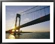 Verrazano Narrows Bridge, Approach To The City, New York, New York State, Usa by Ken Gillham Limited Edition Print