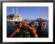 Kids With Ortakoy Mosque In Background, Istanbul, Turkey by Phil Weymouth Limited Edition Print