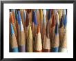 A Close View Of A Cluster Of Sharpened Colored Pencils by Raul Touzon Limited Edition Pricing Art Print