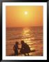 Father And Son On Duck Harbor Beach, Cape Cod, Ma by Kindra Clineff Limited Edition Print